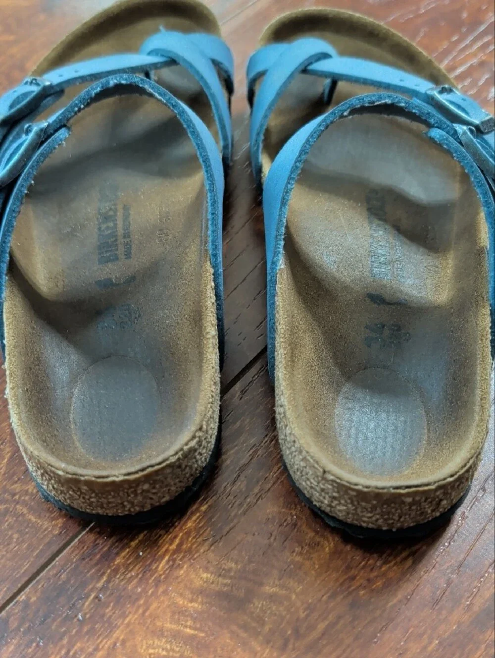 Birkenstock Kids Blue Two-Buckle Sandals